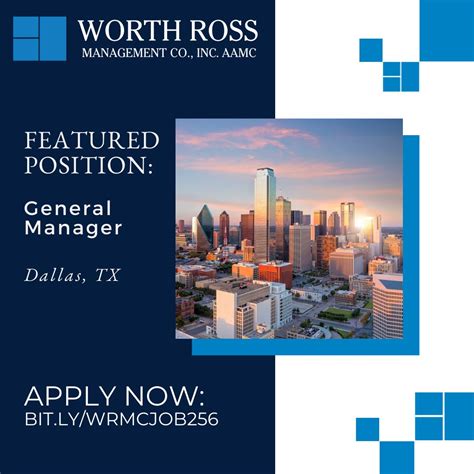 Worth Ross Management Co., AAMC on LinkedIn: Want to work with WRMC? We ...
