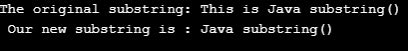 Image result for Substring Index T Java