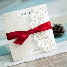 White Wedding Invitations by Classic White Laser Cut Wedding Invitations With White Wedding Invitations