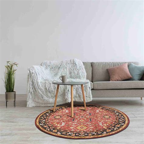 Buy Round Carpets Rugs Online at Best Prices – Obeetee Carpets India