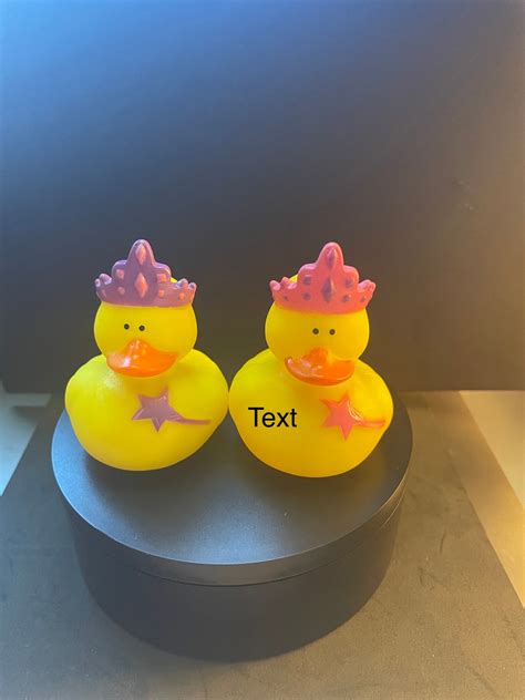 Princess Rubber Duck| Personalized Rubber Duck| Duck With Crown| Unique ...