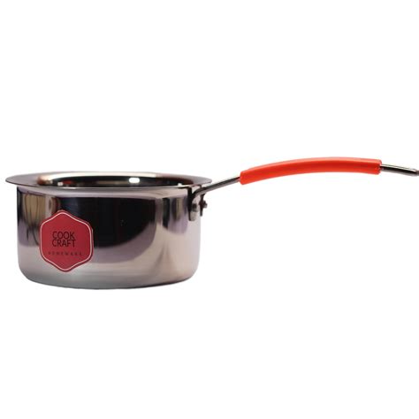 Buy Cook & Craft Premium Heavy Gauge Stainless Steel Milk Pan/Saucepan ...