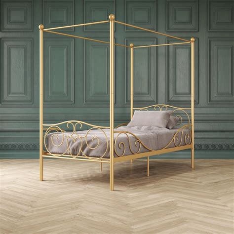 Gold Canopy Bed - Good Colors For Rooms