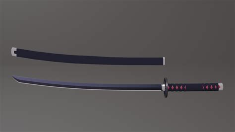 Tanjiro Sword - Demon Slayer kimetsu no yaiba 3D print model 3D model ...