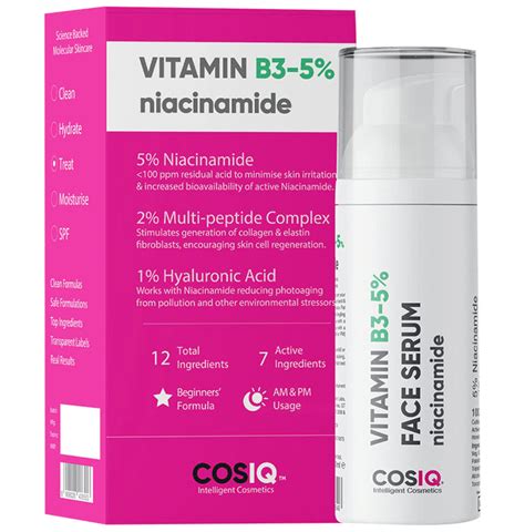 Cosiq Vitamin B3 5% Face Serum – Classic Derma