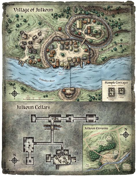 Image result for Small Town Square Map RPG