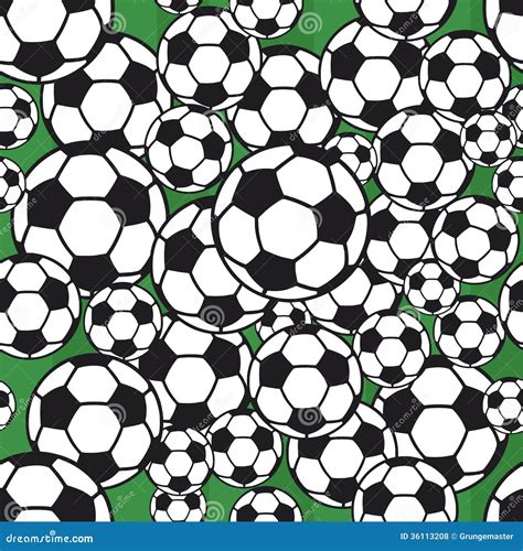 Soccer ball pattern stock vector. Illustration of expert - 36113208