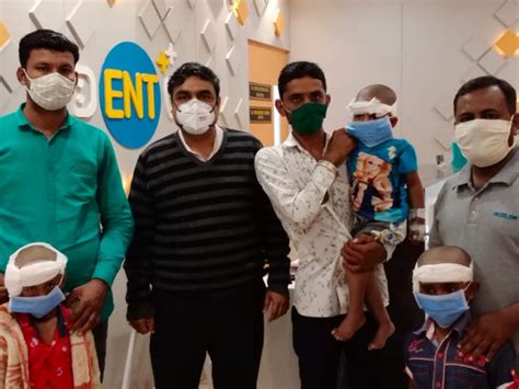 Performed cochlear implant surgery on 4 deaf children in a single day ...