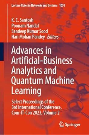 Buy Advances in Artificial-Business Analytics and Quantum Machine ...