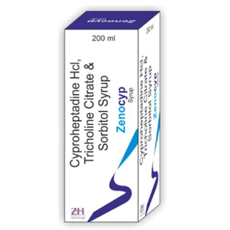 Cyproheptadine HCI Tricholine Citrate and Sorbitol Syrup