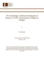 The Northridge, California Earthquake of January 17, 1994: Performance ...