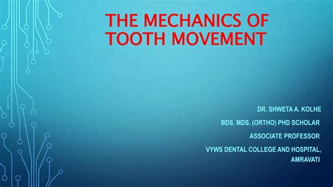 Types Of Tooth Movement In Orthodontics Ppt at Bobby Gibson blog