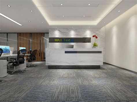 金融公司办公室装修设计案例效果图_岚禾装饰设计