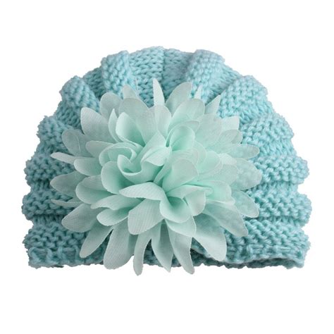 Babymoon Knit Flower Cap Newborn Photography Crochet Outfit Costume ...