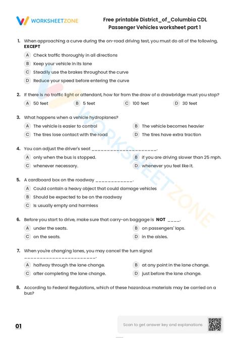 Image result for CDL Practice Test Worksheet
