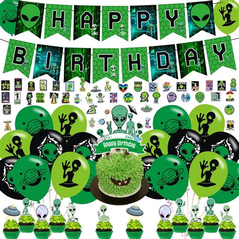 Image result for Alien Birthday Party Table Decorations