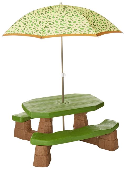 Buy Step2 Naturally Playful Picnic Table with Umbrella Online at Best ...