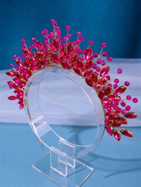 1pc Crystal Hairband Princess Birthday Crown Dark Formal Gothic ...