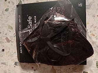 Pollution Safe Anti Pollution Dust Mask - 5 Ply Non-Medical Grade (Pack ...