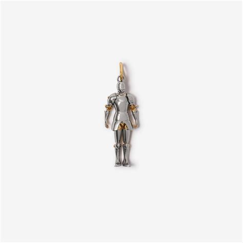 Knight Charm in Silver - Women | Burberry® Official