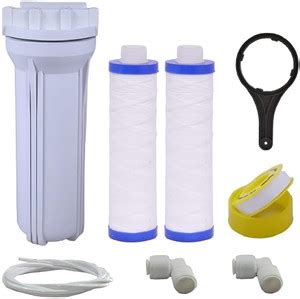 PureApas Pre-Filter Housing with 2 Pcs 9 Inch Thread MLT Cartridge For ...