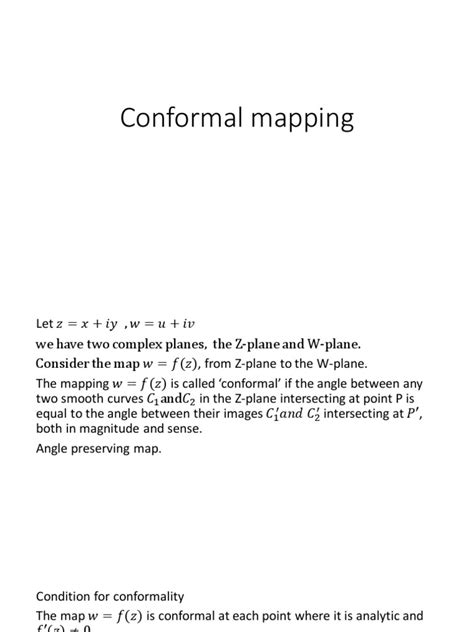 Image result for Conformal Mapping Applications