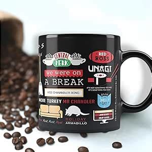 Buy Aastha Imagine Media Friends TV Series - Infographic Design Black ...