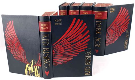 Pierce Brown Red Rising Series Vol. 1-5 complete Set, Leather Rebound ...