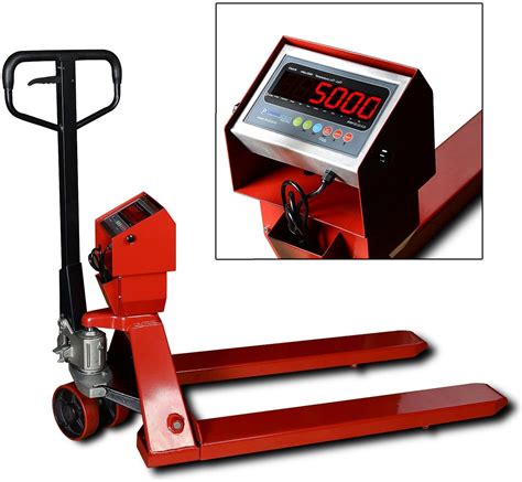 Electronic Scale Manual Lift Truck Manual Hydraulic Handling Forklift Weighing Pallet Scale in ... - Floor Scale Lifts