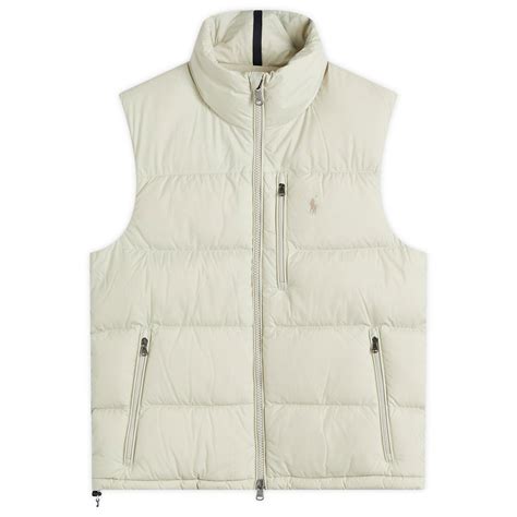 Polo Ralph Lauren El Cap Down Vest in White for Men | Lyst