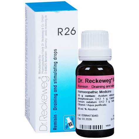 Buy Dr. Reckeweg R26 Draining and Stimulating Drop 25% OFF | Medhomeo.com