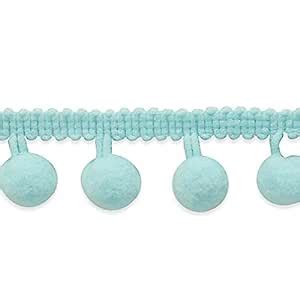 Expo International Pom Fringe Trim, 20 yd/3/8, Baby Blue : Amazon.in ...