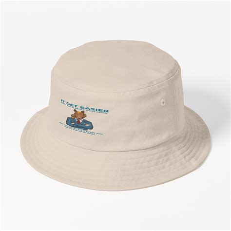 Bojack Horseman It Get Easier Back In 90 S Bucket Hat Premium Merch ...