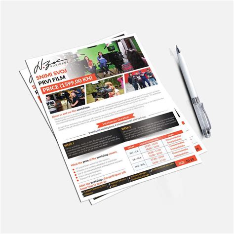 Design Flyer, Poster, and Facebook Post for Film Workshop | Freelancer
