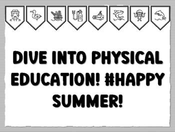 DIVE INTO PHYSICAL EDUCATION! #HAPPY SUMMER! Ocean Bulletin Board Kit ...