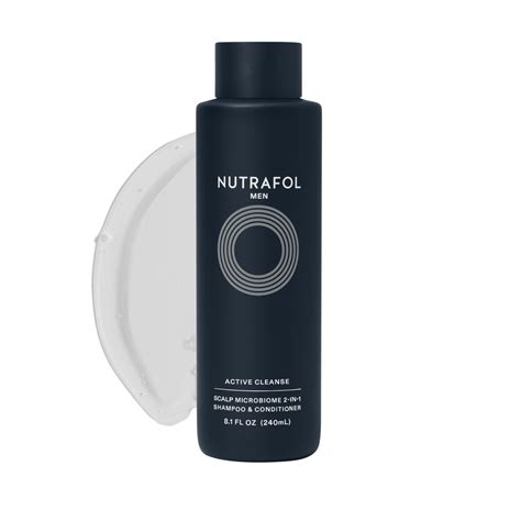Amazon.com: Nutrafol Men's Shampoo and Conditioner 2-in-1, Cleanses ...