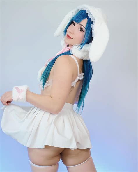 🌸 airy blossom 🌸 | wishing you a soft and sweet new year 🐰🤍 ‌ ‌ ‌bunny cosplay gifted to me by ...