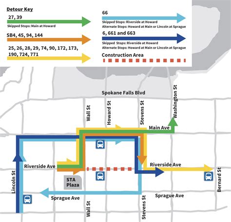 Riverside Construction Detours - Spokane Transit Authority