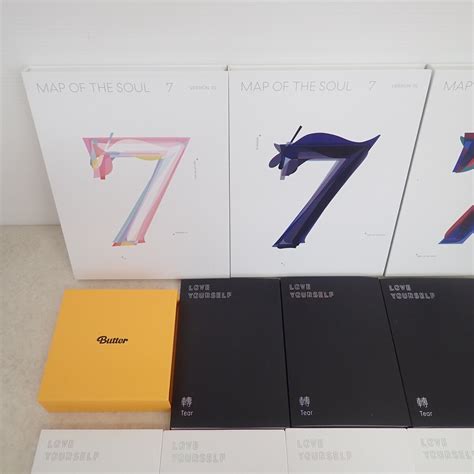 BTS CD MAP OF THE SOUL 7 VERSION 01〜04/LOVE YOURSELF 轉/承/結/Butter/PERSONA まとめてセット 防弾少年団 IN(アジアン ...