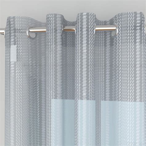 Buy Corsica Vegas Reno Blue Printed Net Sheer Door Curtain from Corsica ...