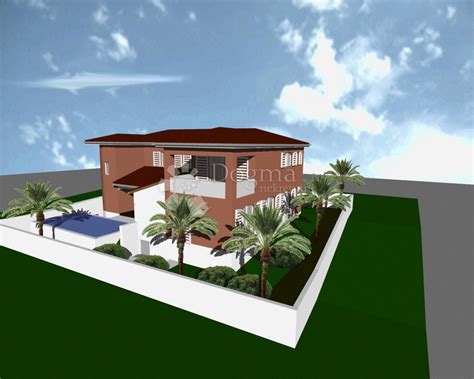 Barbariga - kuća s bazenom u fazi gradnje , kuća, površina 272m2