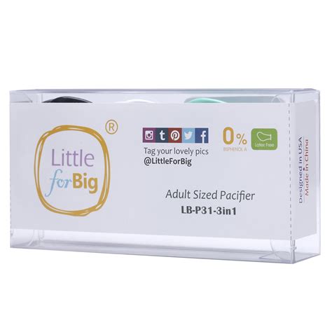 LittleForBig Bigshield Generation-I Pacifier 3 Paci India | Ubuy