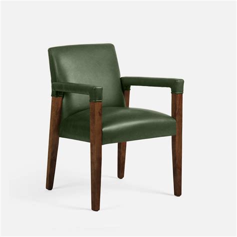 Luna Upholstered Chair - Set of Two - Forest Green – Crafts Mill ...