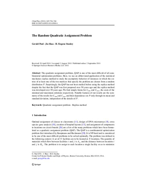 Quadratic Assignment Problem Applications 的图像结果