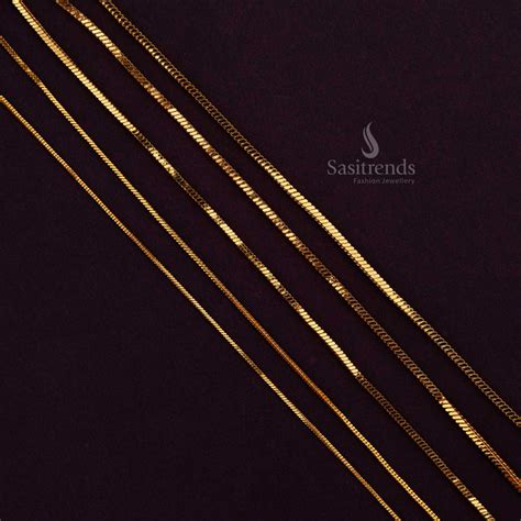 One Gram Micro Gold Plated Guaranteed Chains – Sasitrends