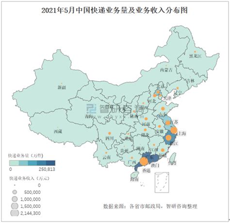 2021年5月芜湖市快递业务量与业务收入分别为2570.66万件和15727.33万元_智研咨询