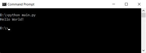 Python Hello World On Windows 的图像结果