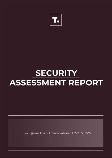 Image result for Security Assessment Report Examples