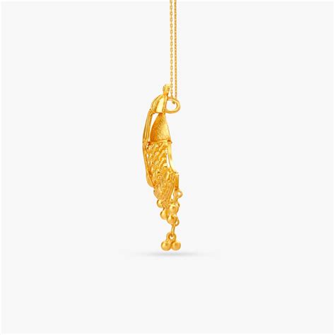 Ornate Trishul Jitiya Pendant