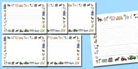 Farm Page Borders | On the Farm | Twinkl (teacher made)
